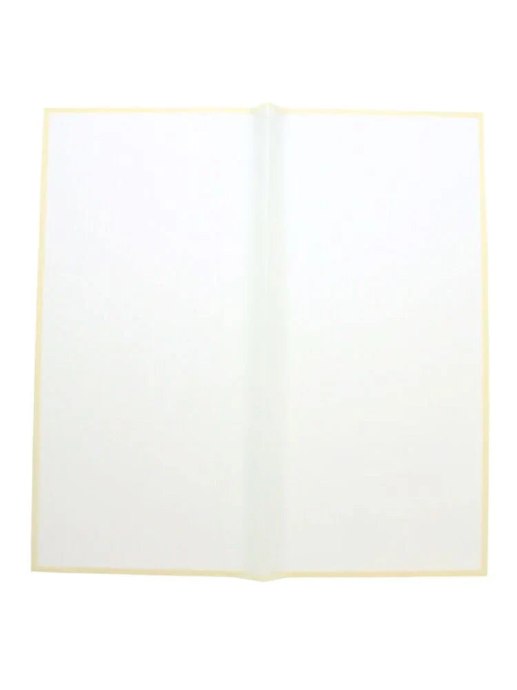 White Gold Flower Wrapping Paper