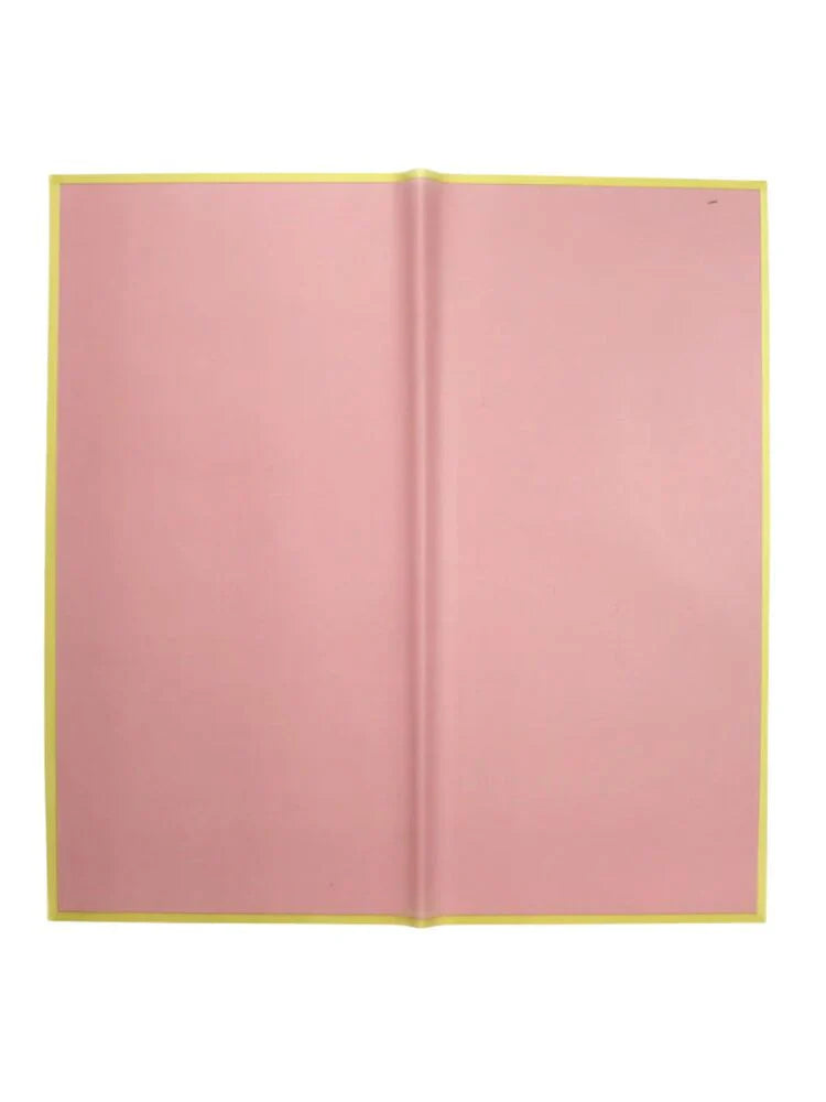 Pink Gold Flower Wrapping Paper