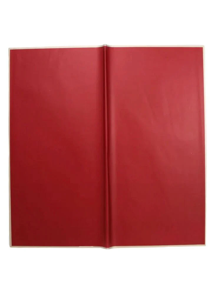 Red Gold Flower Wrapping Paper