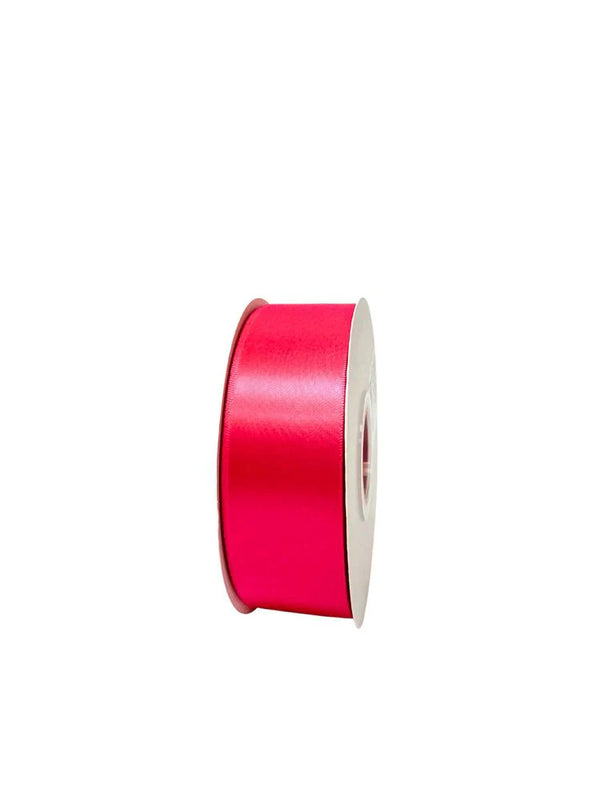 1.5 Inch Polyester Single Satin Ribbon (50 Yards) - Azalea