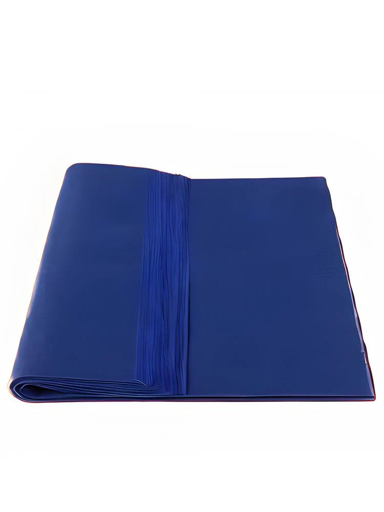 Papel de regalo de flores azul oscuro
