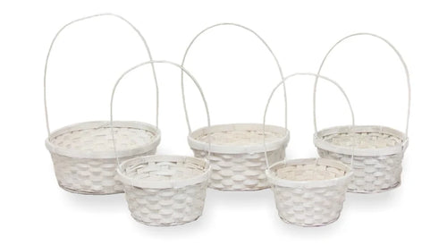 Bamboo Basket Set Of 5
