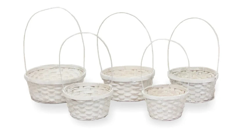 Bamboo Basket Set Of 5