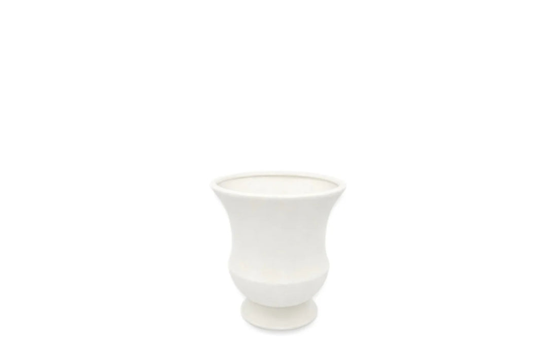 4" White Ceramic Urn