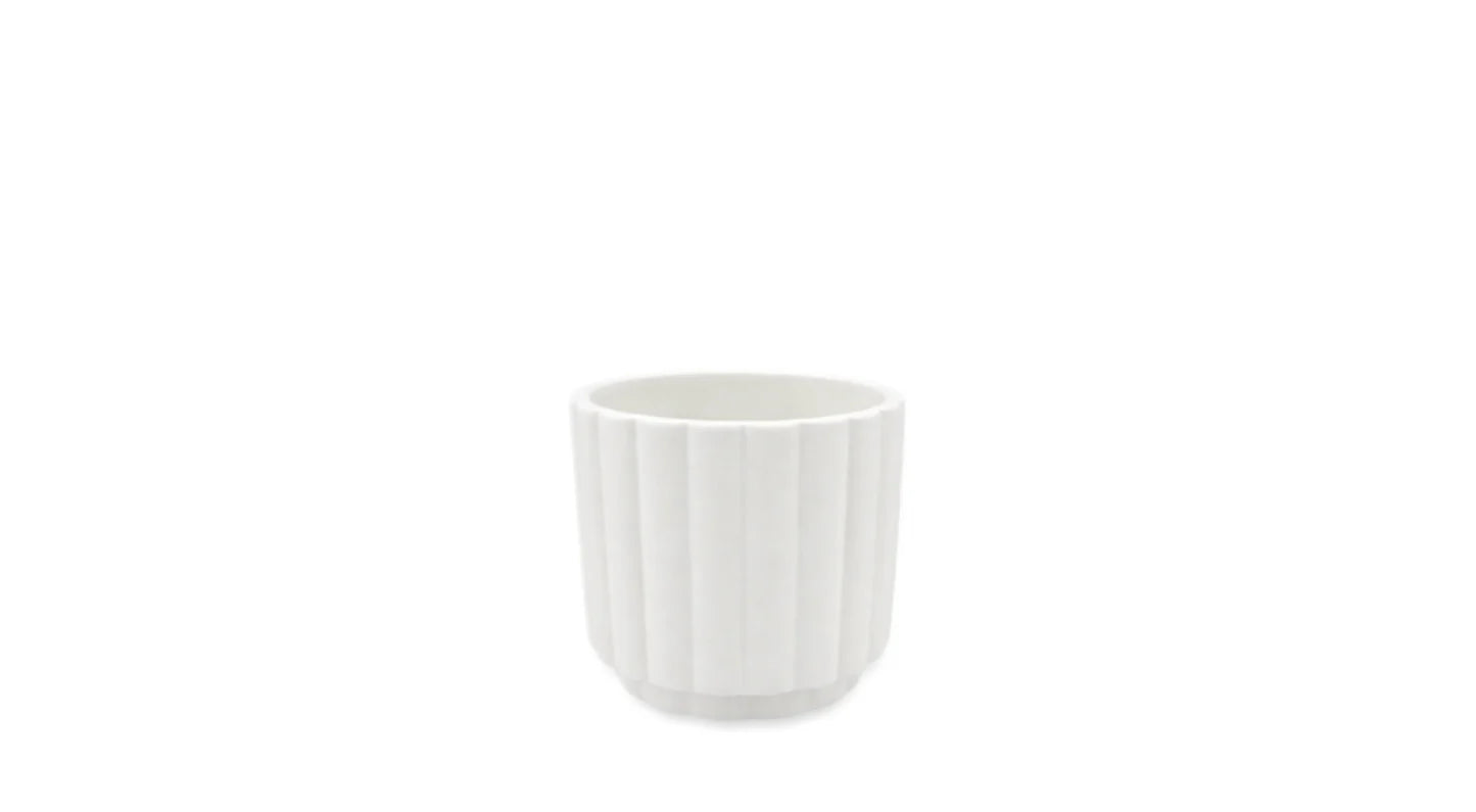 Ceramic Flutted  4x4x4