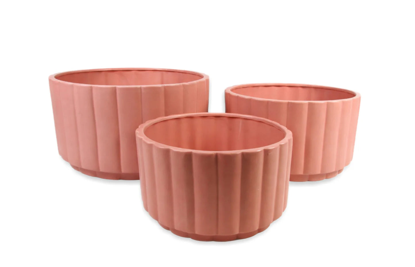 terracotta ceramic set of 3