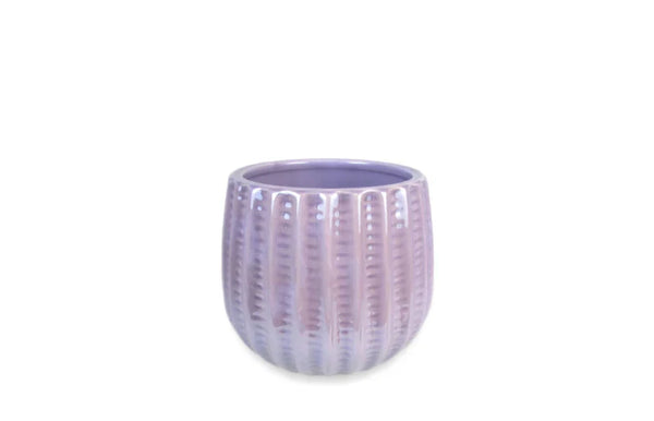 4" Pearl Purple Ceramic Pot