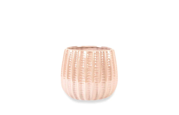 4" Pearl Pink Ceramic Pot