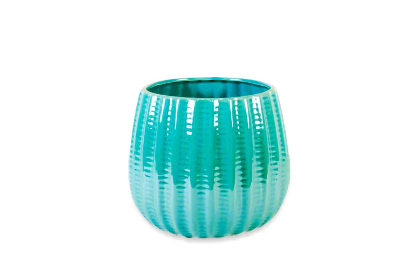 5" Pearl Blue Ceramic Pot