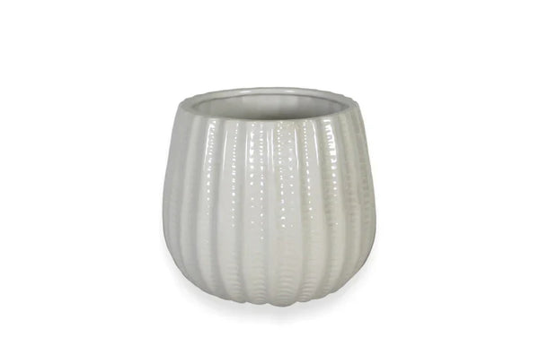 5" Pearl Gray Ceramic Pot