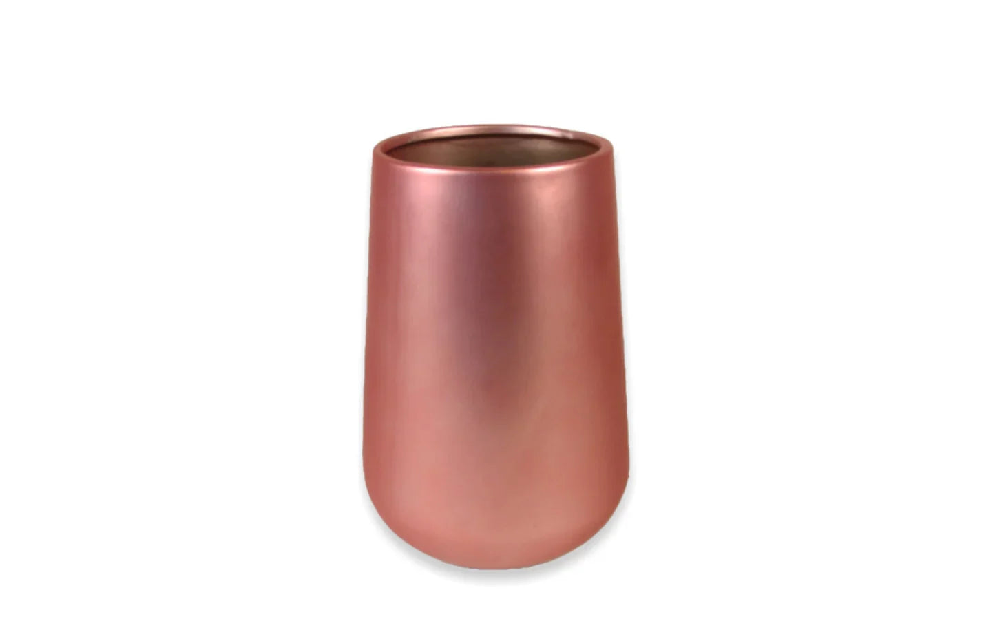 Rose Gold 4 X 8 Ceramic Vase