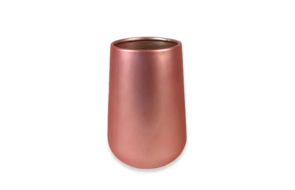 Rose Gold 4 X 8 Ceramic Vase