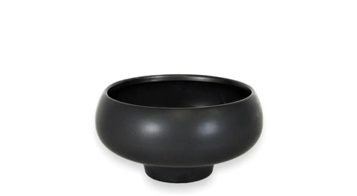 Matte Black 7" Ceramic Bowl
