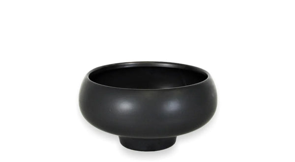 Matte Black 7" Ceramic Bowl