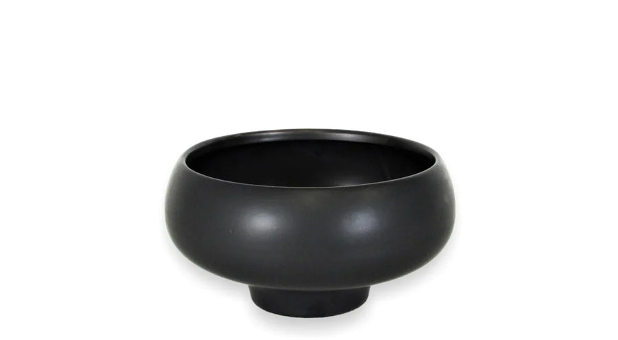 Matte Black 7" Ceramic Bowl