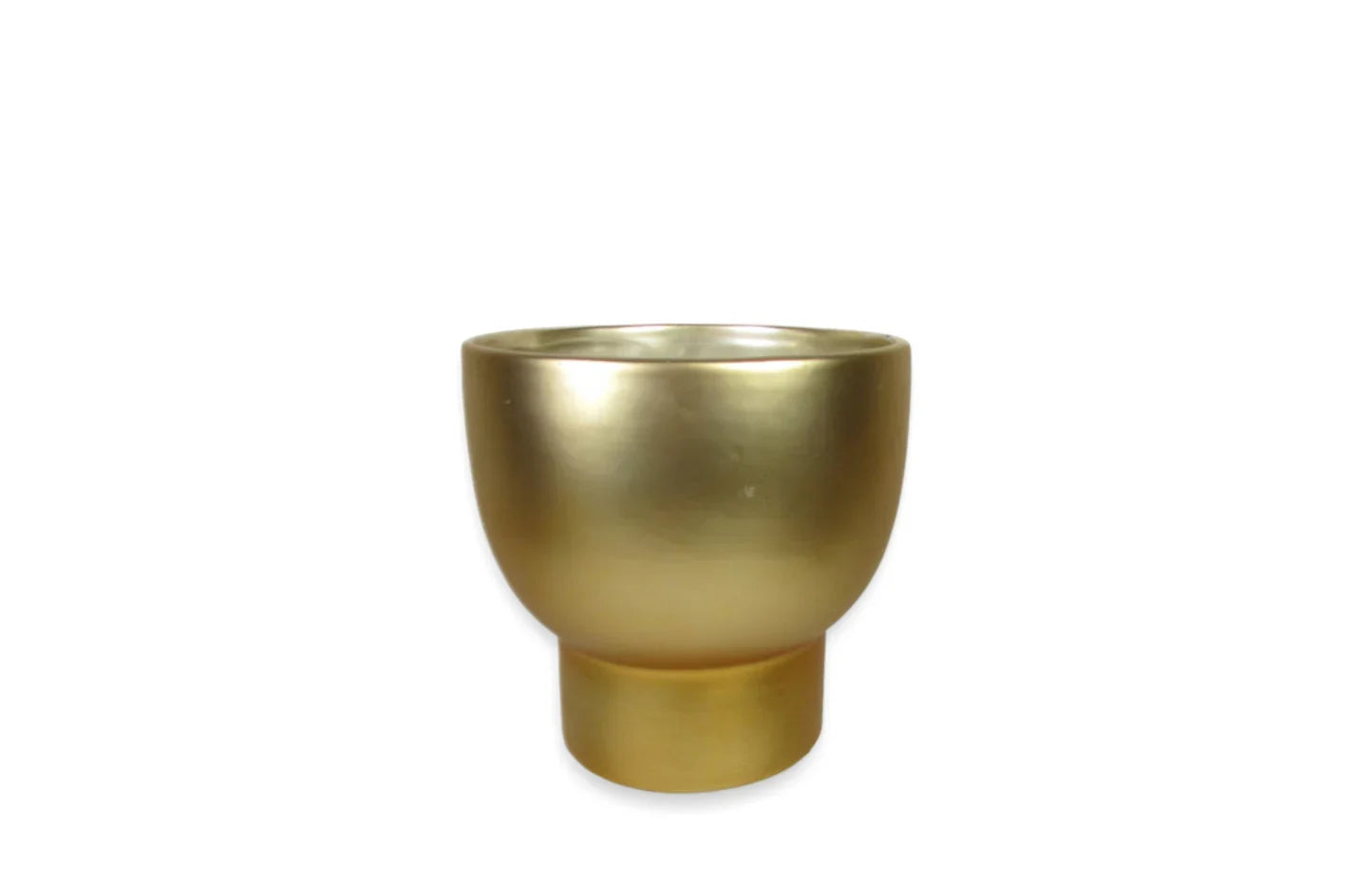 Gold Pedestal Planter