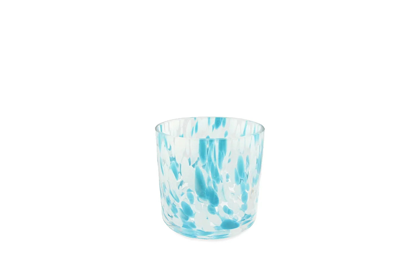 Spotted Blue Vase 5x5