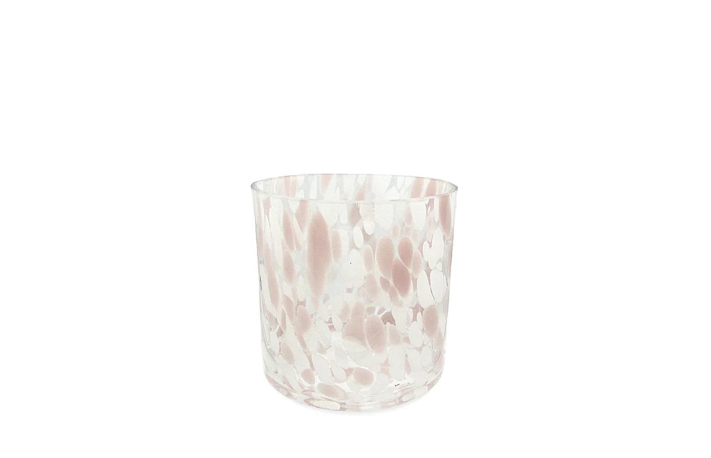 Spotted Pink Vase 6x6