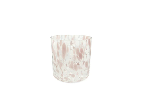 Spotted Pink Vase 6x6