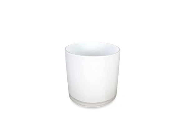 White 5x5 Glass Cylinder