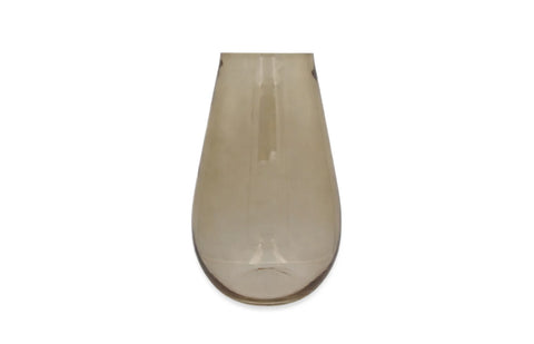 Transparent Amber Vase 4x10