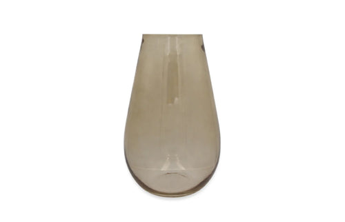 Transparent Amber Vase 4x10