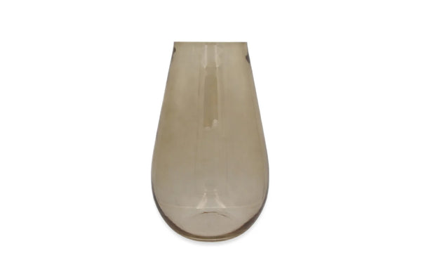 Transparent Amber Vase 4x10