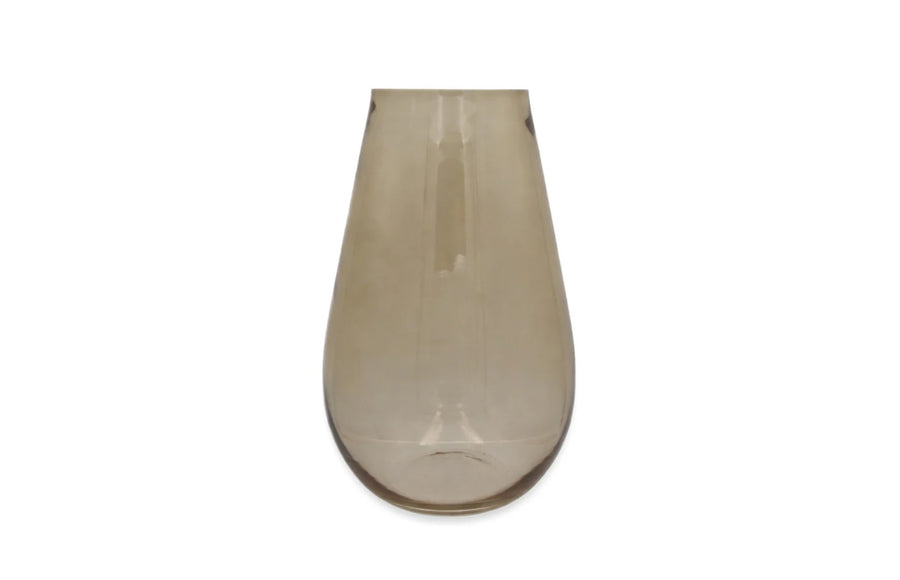 Transparent Amber Vase 4x10