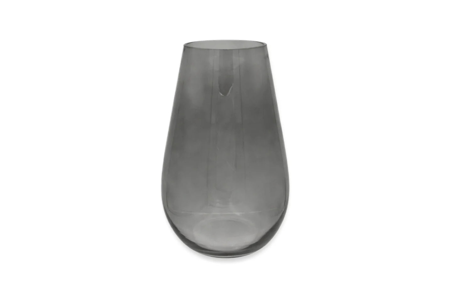 Transparent Gray Vase 4x10