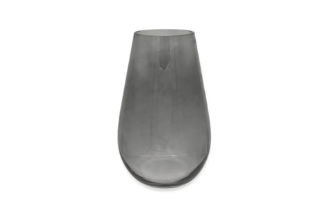 Transparent Gray Vase 4x10