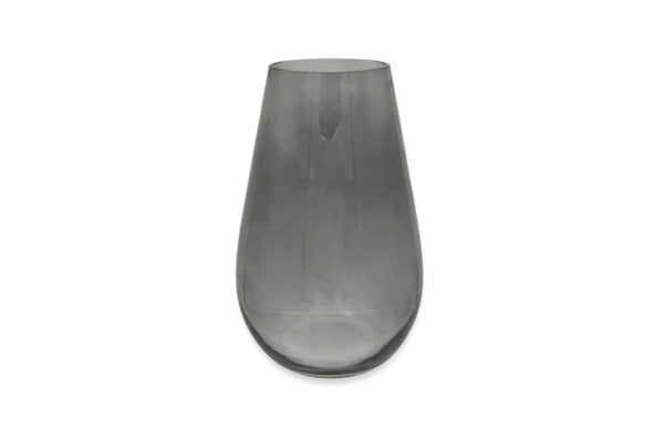 Transparent Gray Vase 4x10