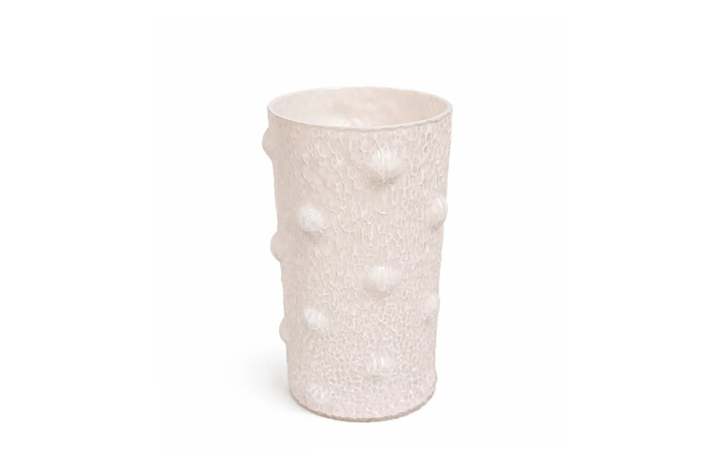 Pink Cylinder Vase 4x8