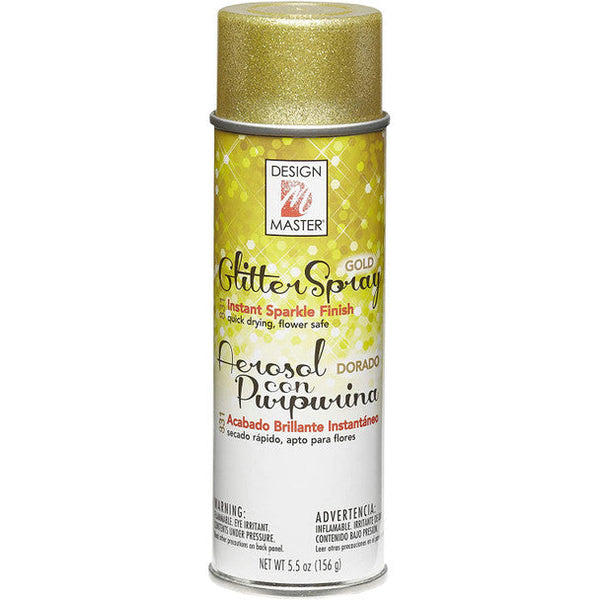 Design Master Floral Glitter Spray - Gold