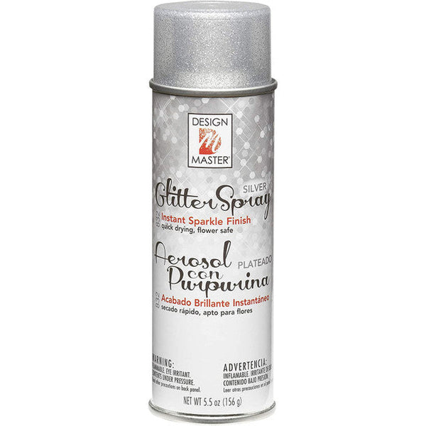 Design Master Floral Glitter Spray - Silver
