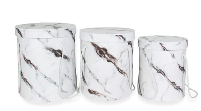 Hat Box Marble Round