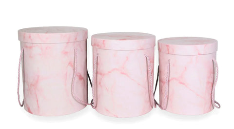 Hat Box Marble Round