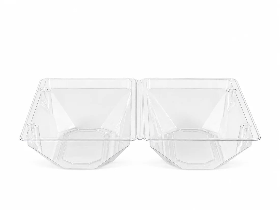 Plastic bouquet box 9"