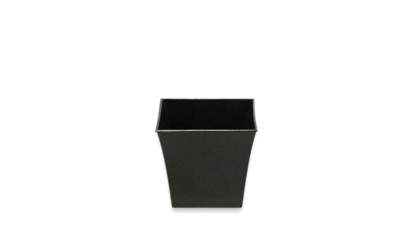 Black Square Pot 6x6x6