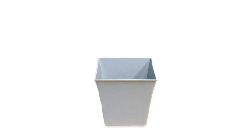 Maceta cuadrada gris oro de 6x6x6