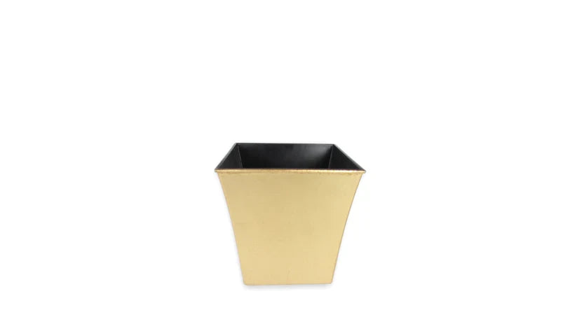 Gold Square Pot\ 6x6x6