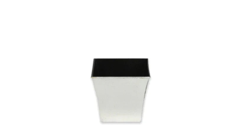 Christmas Silver Square Pot 6x6x6