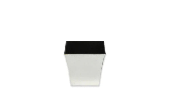 Christmas Silver Square Pot 6x6x6