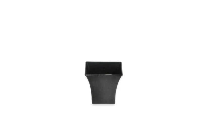 Black Square Pot