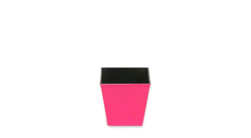 Maceta cuadrada rosa fuerte 5x5x5