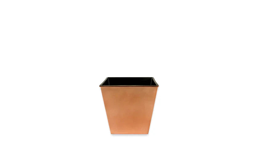 Maceta Cuadrada Oro Rosa 5x5x5