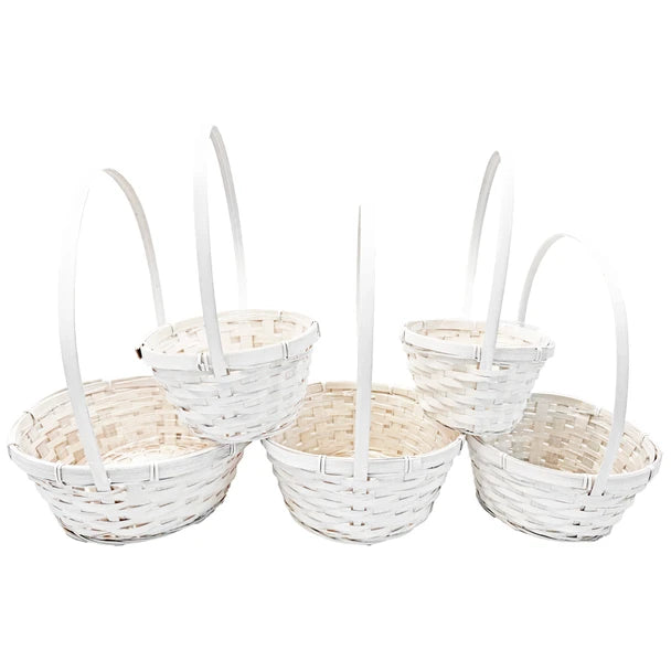 Bamboo Baskets Set Of 5