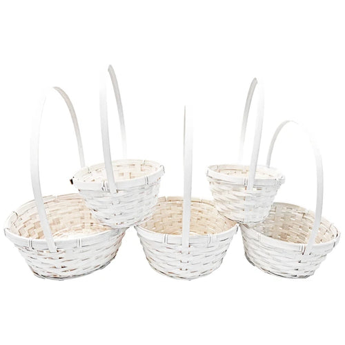 Bamboo Baskets Set Of 5